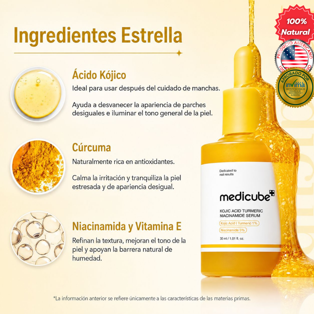 Serum Medicube™: Ilumina, Unifica Y Revitaliza Tu Piel